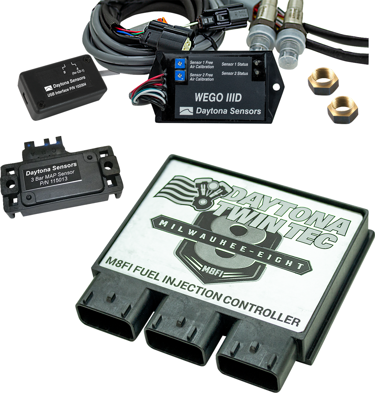 DAYTONA TWIN TEC LLC Fuel Injection Electronic Control Module Kit with 3 BAR Manifold Absolute Sensor - '17-'20 Touring 17810