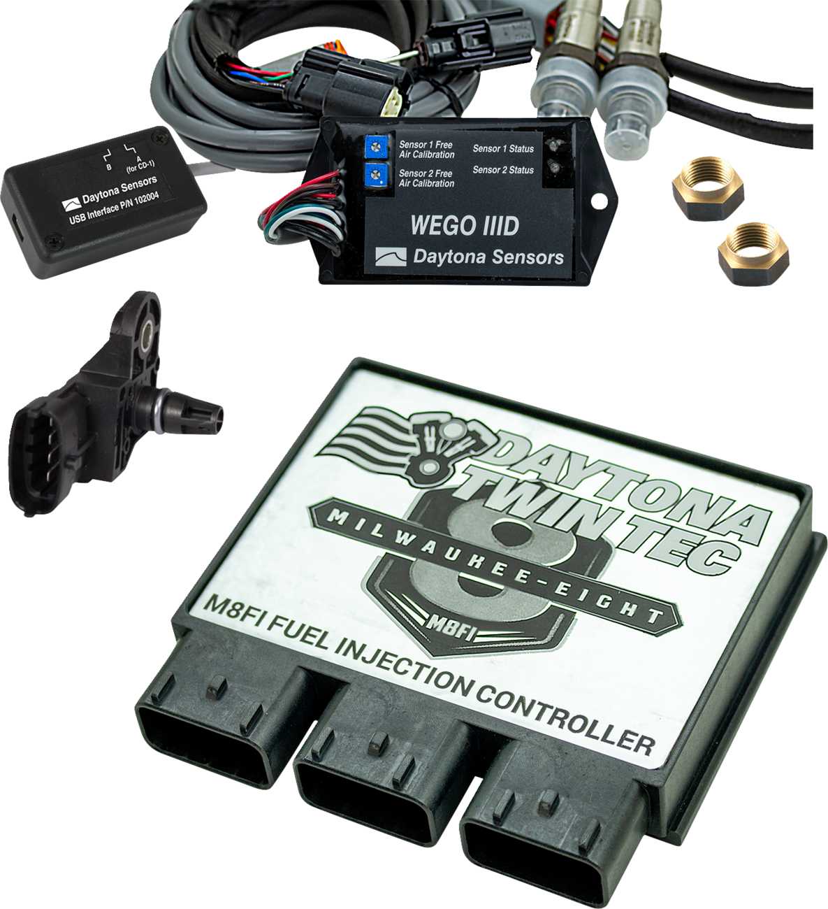 DAYTONA TWIN TEC LLC Fuel Injection Electronic Control Module Kit with 2 BAR Manifold Absolute Sensor - '18-'20 Softail 17812
