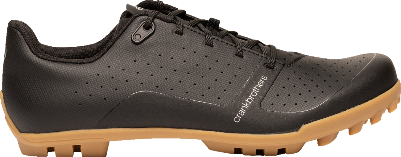 CRANKBROTHERS Candy Lace Clip-In Shoes - Black/Gum - US 10 CGL41010A100