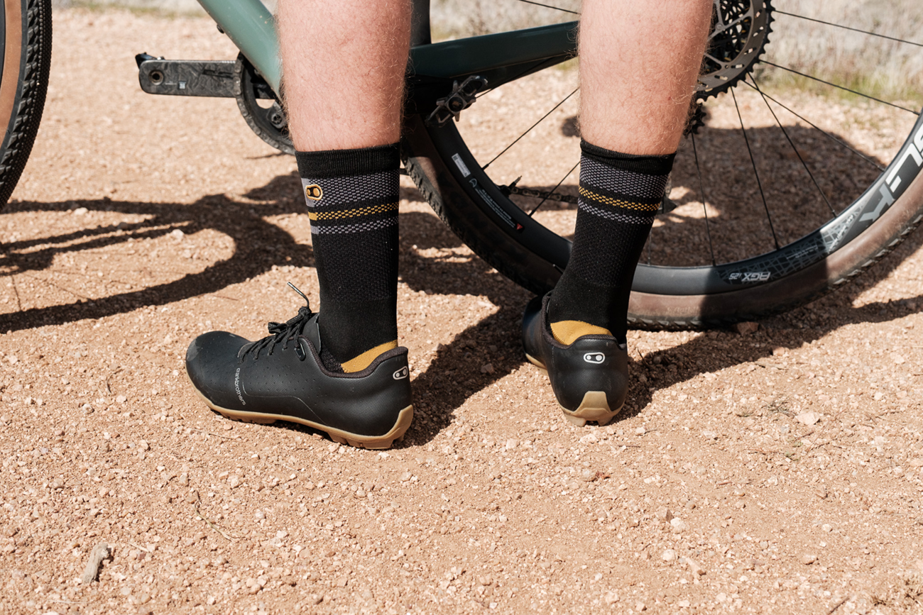 CRANKBROTHERS Candy Lace Clip-In Shoes - Black/Gum - US 10 CGL41010A100