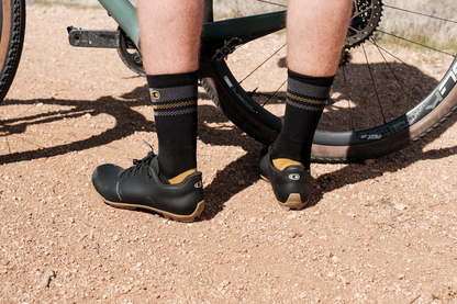 CRANKBROTHERS Candy Lace Clip-In Shoes - Black/Gum - US 10 CGL41010A100