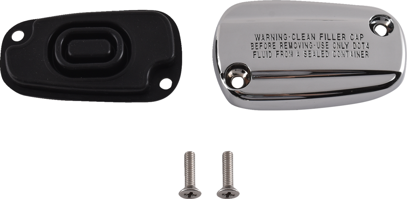 DRAG SPECIALTIES Rear Master Cylinder Cover - M8 Softail - Chrome 78700