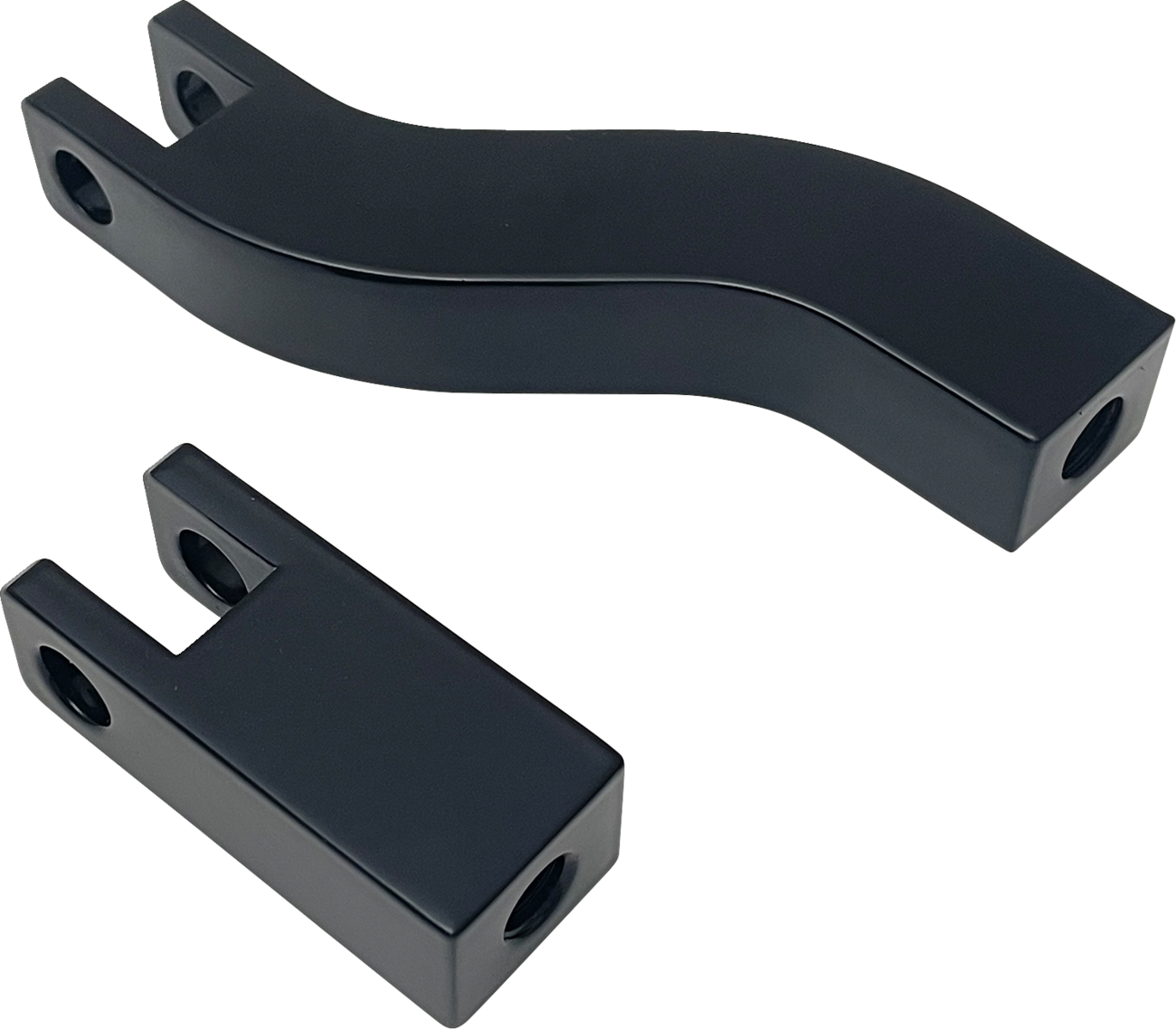 DRAG SPECIALTIES Passenger Peg Mount - Foot Peg Supports - Black - FXD P17-0491GB
