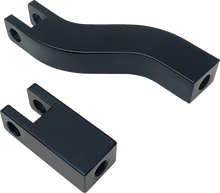 DRAG SPECIALTIES Passenger Peg Mount - Foot Peg Supports - Black - FXD P17-0491GB