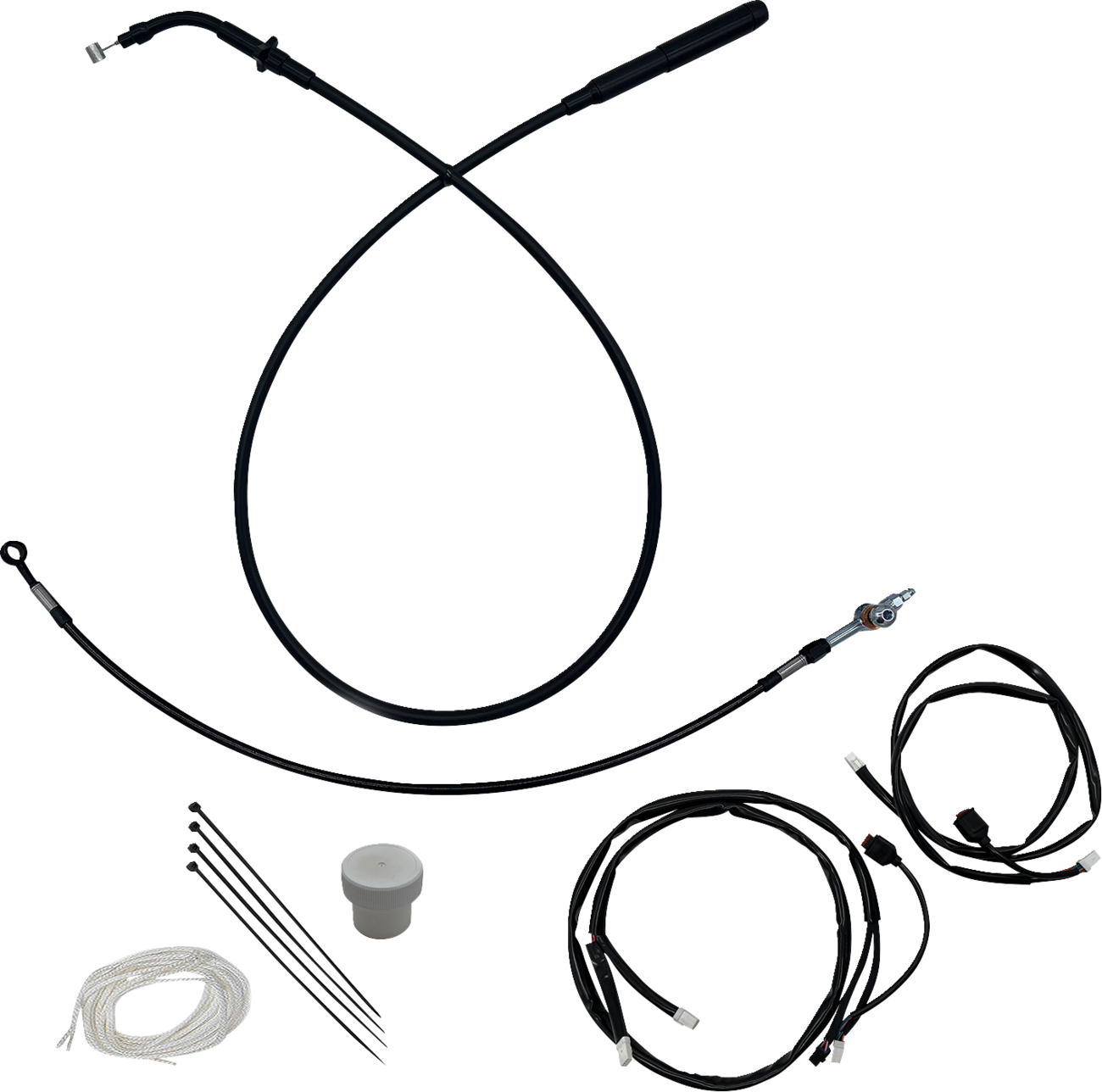 FAT BAGGERS INC. EZ Install Kit - +8" - FLHX/SE - Black 149016-B