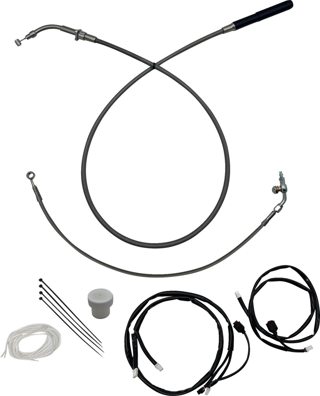 FAT BAGGERS INC. EZ Install Kit - +6" - FLTR/SE - Braided 149916