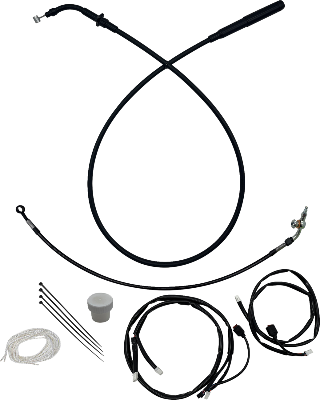 FAT BAGGERS INC. EZ Install Kit - +6" - FLTR/SE - Black 149916-B