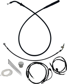 FAT BAGGERS INC. EZ Install Kit - +6" - FLTR/SE - Black 149916-B