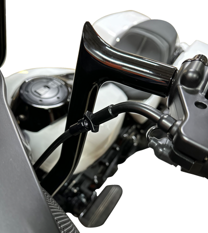 FAT BAGGERS INC. EZ Install Upper Clutch Cable - FLHX/FLTR SE - +10" - Black Vinyl 108010-B