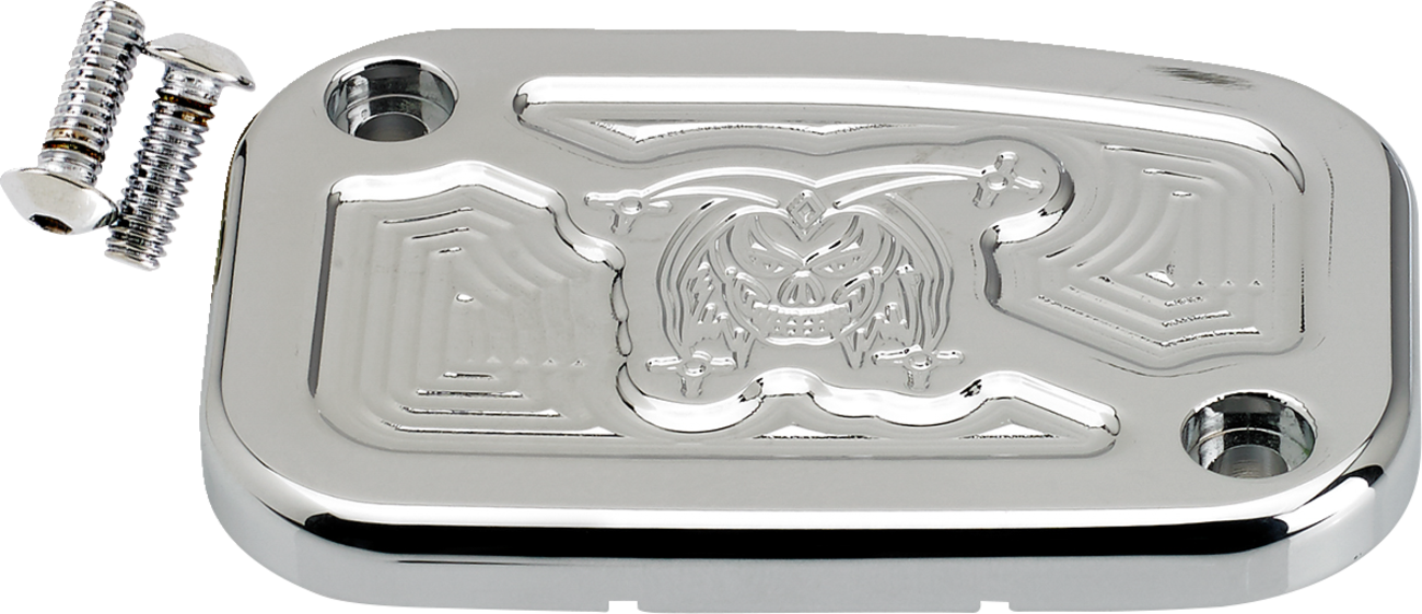 JOKER MACHINE Hydraulic Clutch Master Cylinder Cover - Joker - Chrome 08-013C