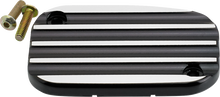 JOKER MACHINE Hydraulic Clutch Master Cylinder Cover - Finned - Black/Silver 08-012B