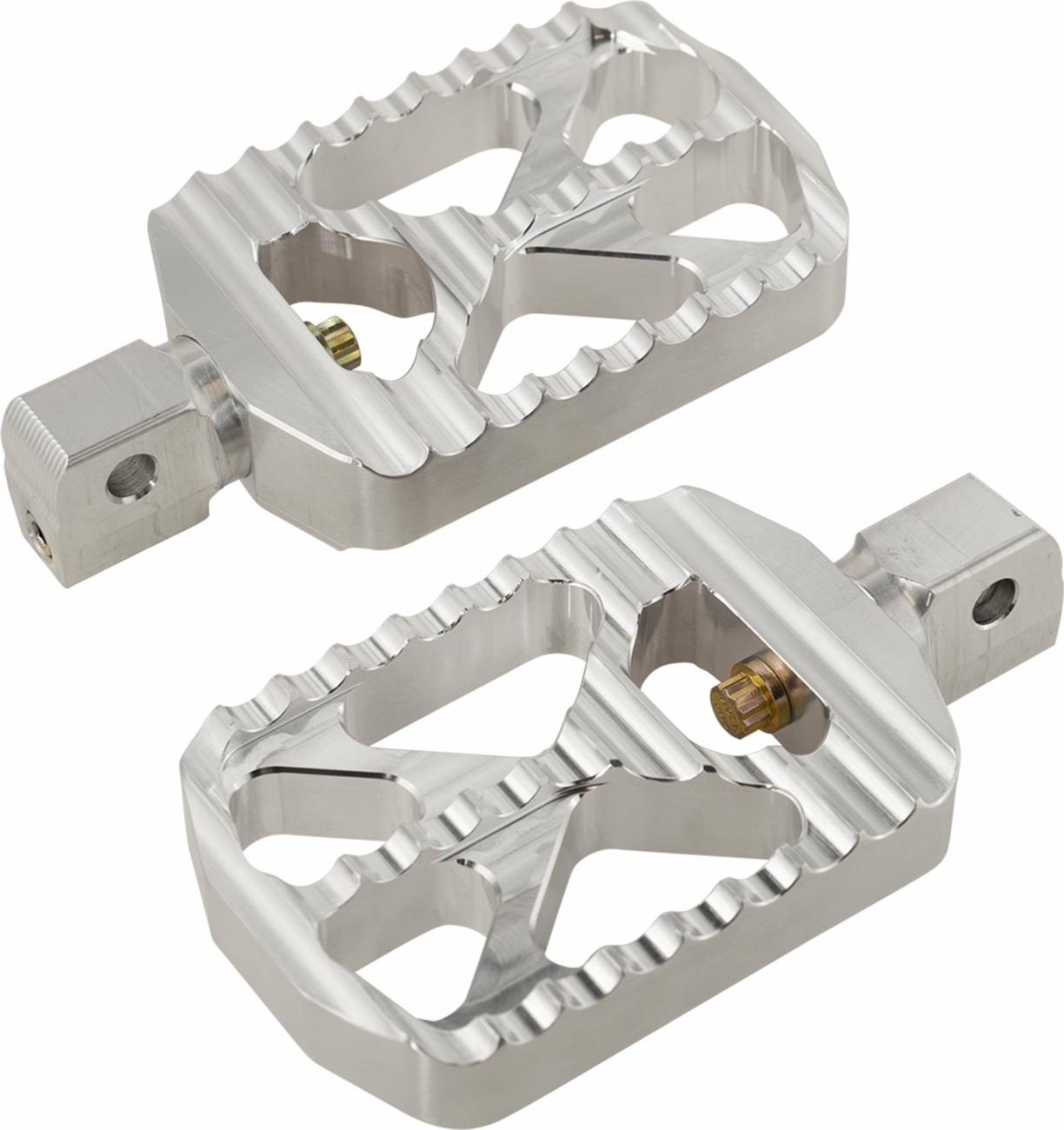 JOKER MACHINE Bear Claw Foot Pegs - Silver - Indian 08-646-5