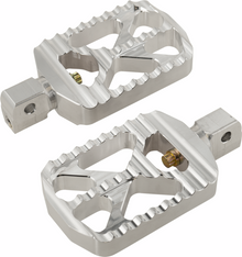 JOKER MACHINE Bear Claw Foot Pegs - Silver - Indian 08-646-5