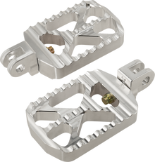 JOKER MACHINE Bear Claw Foot Pegs - Silver - Triumph 08-646-4