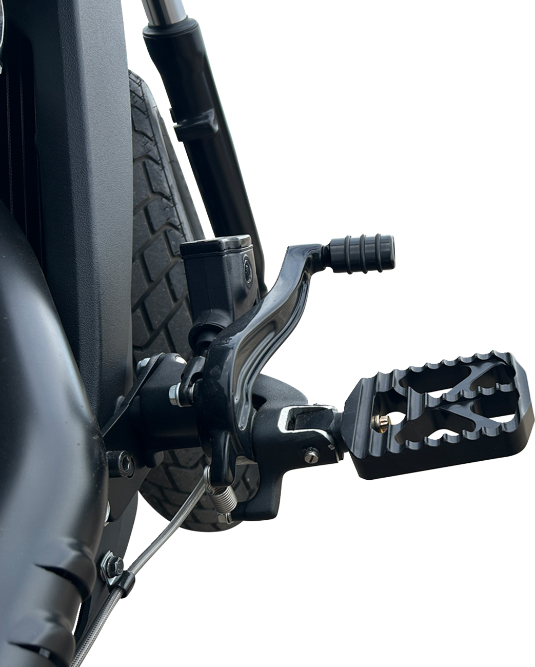 JOKER MACHINE EZ Shift Peg/Brake Pedal - Black - HD 08-653-1