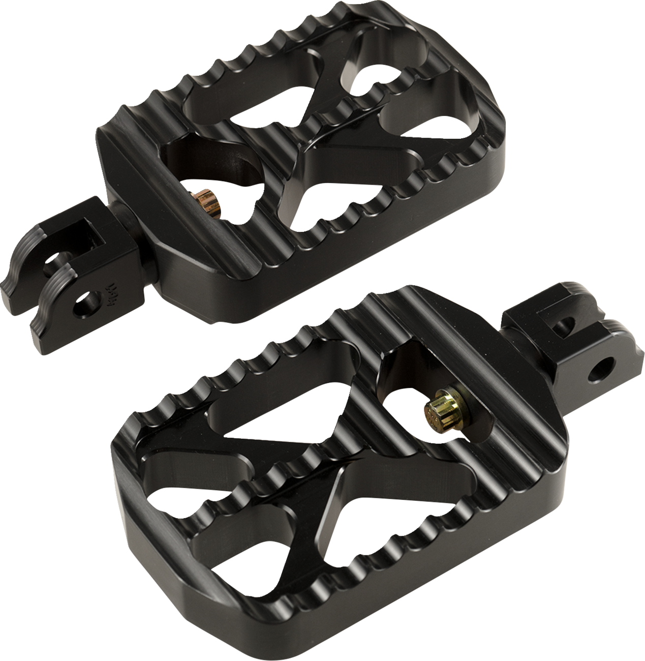 JOKER MACHINE Bear Claw Foot Pegs - Black - Harley-Davidson 08-646-6B