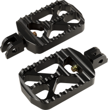 JOKER MACHINE Bear Claw Foot Pegs - Black - Harley-Davidson 08-646-6B