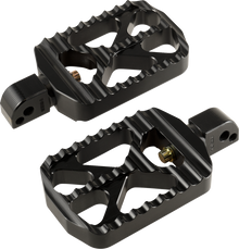 JOKER MACHINE Bear Claw Foot Pegs - Black - Harley-Davidson 08-646-7B
