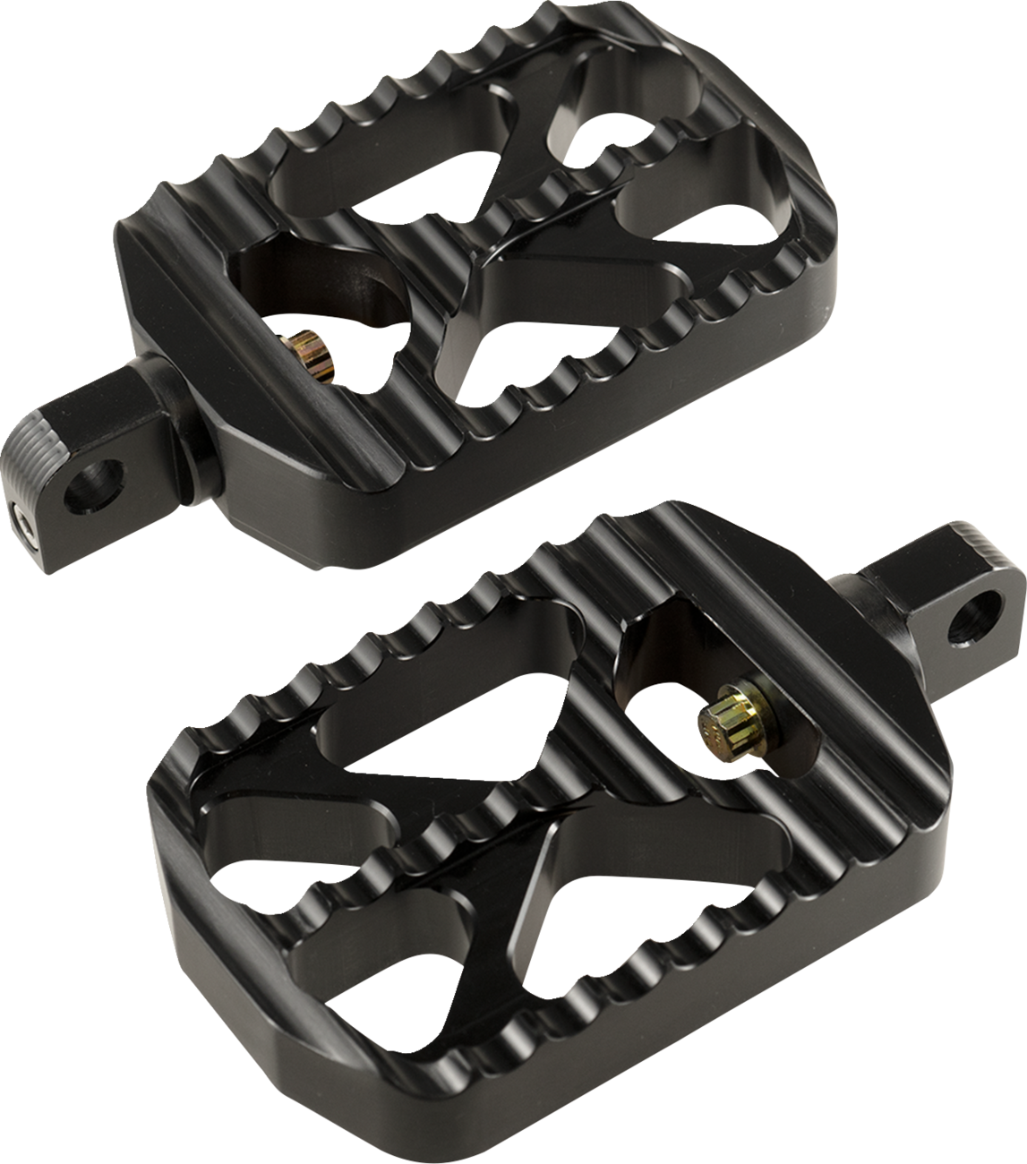 JOKER MACHINE Bear Claw Foot Pegs - Black - Harley-Davidson 08-646-1B