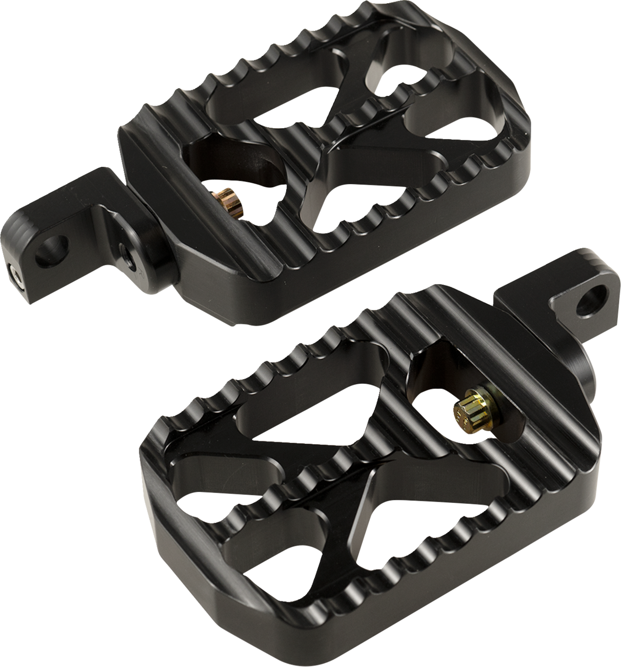 JOKER MACHINE Bear Claw Foot Pegs - Black - Harley-Davidson 08-646-3B
