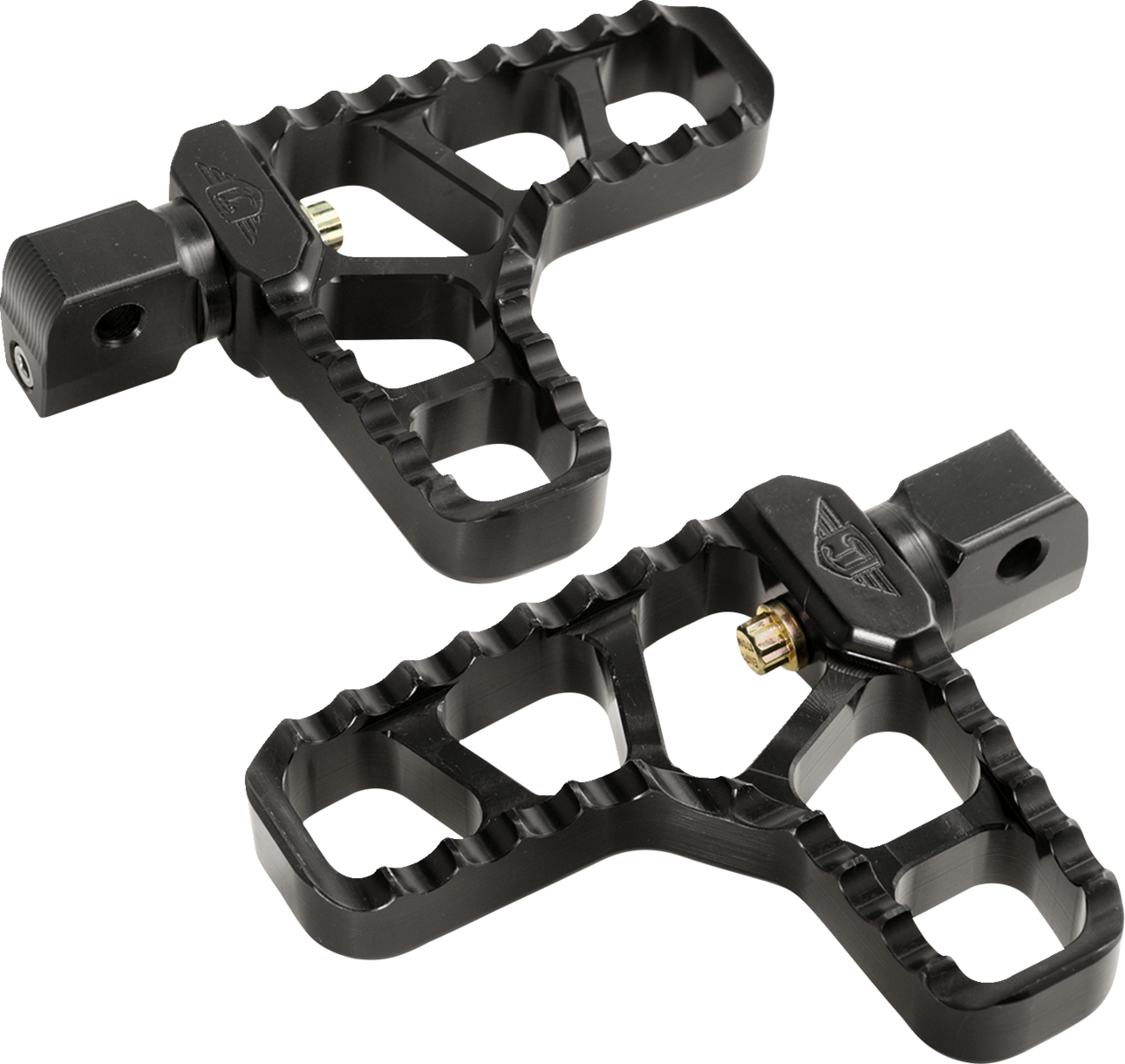 JOKER MACHINE Serrated Heel Pegs - Black - Indian 08-62-8B