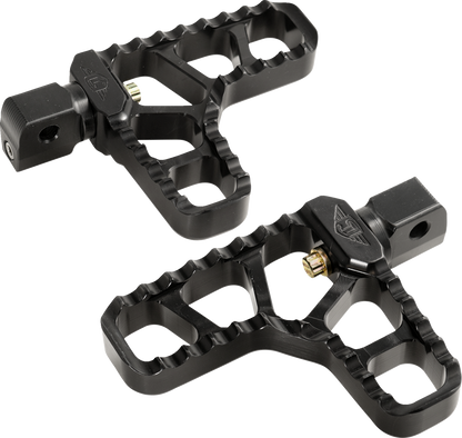JOKER MACHINE Serrated Heel Pegs - Black - Indian 08-62-8B