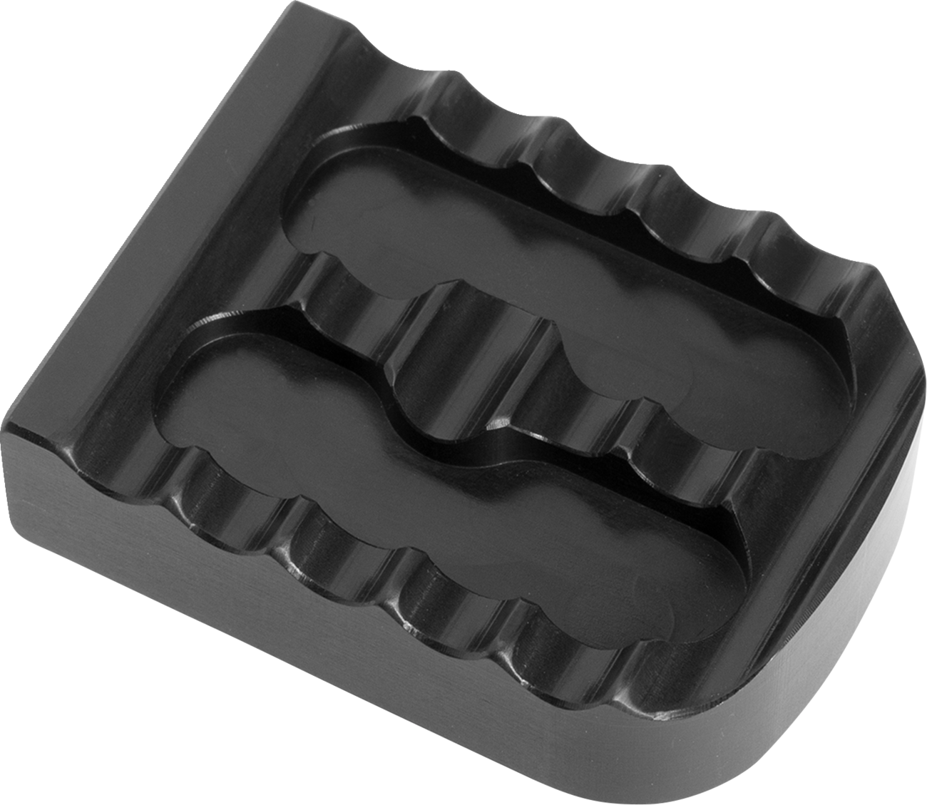JOKER MACHINE Brake Pedal Cover - Black - Serrated 08-650-1B
