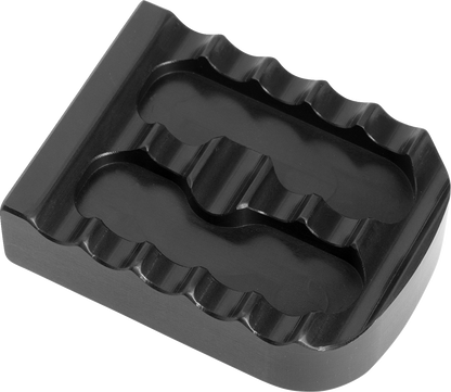 JOKER MACHINE Brake Pedal Cover - Black - Serrated 08-650-1B