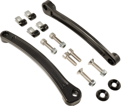 JOKER MACHINE Fender Side Rails - Black - Indian Scout 30-700-1