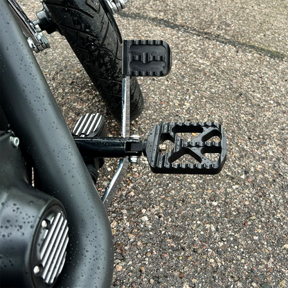 JOKER MACHINE Brake Pedal Cover - Black - Serrated 08-650-1B