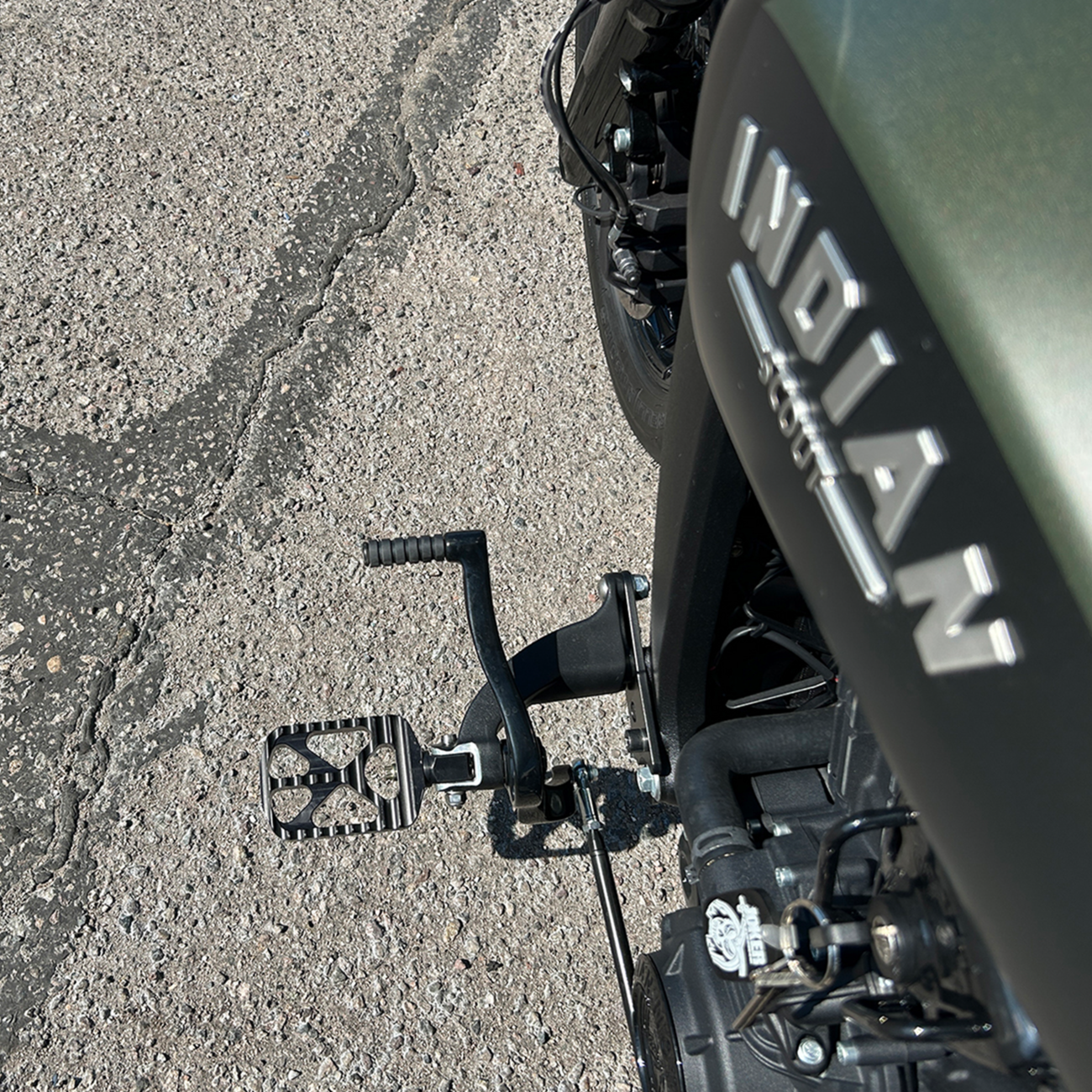 JOKER MACHINE Forward Control Extension Kit - Black - Indian 30-580-1