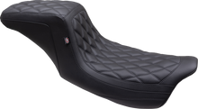 MUSTANG One Piece 2-Up Squareback Seat - Double Diamond - Black Stitch - FL '08-'25 75299