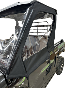 MOOSE OFFROAD Side Enclosures - Black - Kawasaki - Mule '19-'25 KMMXSE-11