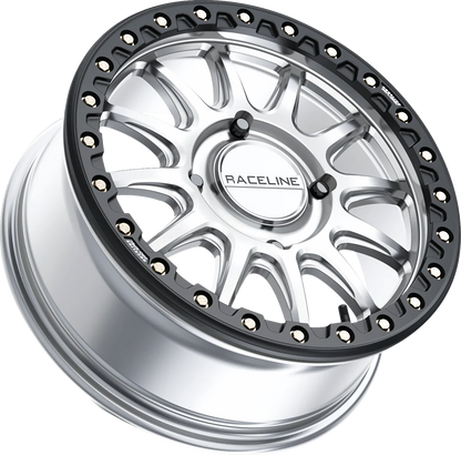 RACELINE WHEELS Wheel - Alpha - Front/Rear - Hyper Silver/with Black Ring - 17x7 - 5/114.3 - +40 mm A14SB-77012+40