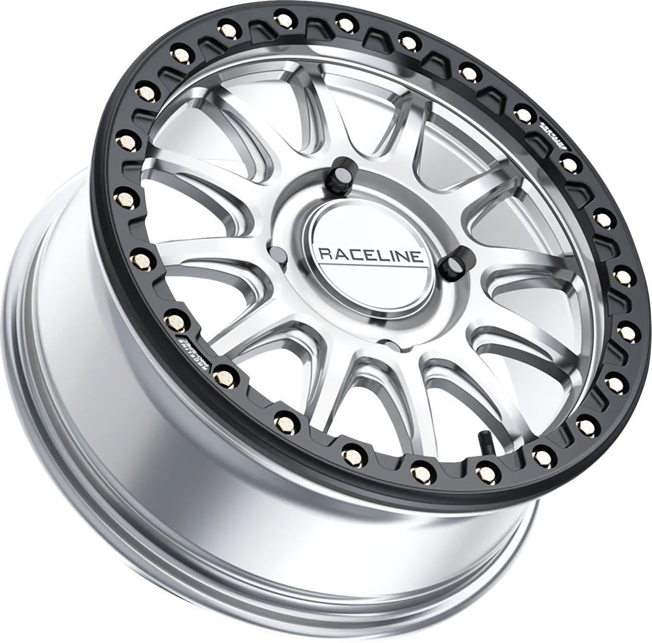 RACELINE WHEELS Wheel - Alpha - Front/Rear - Hyper Silver/with Black Ring - 17x7 - 4/137 - +40 mm A14SB-77037+40