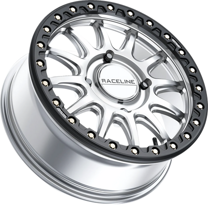 RACELINE WHEELS Wheel - Alpha - Front/Rear - Hyper Silver/with Black Ring - 17x7 - 4/156 - +40 mm A14SB-77056+40