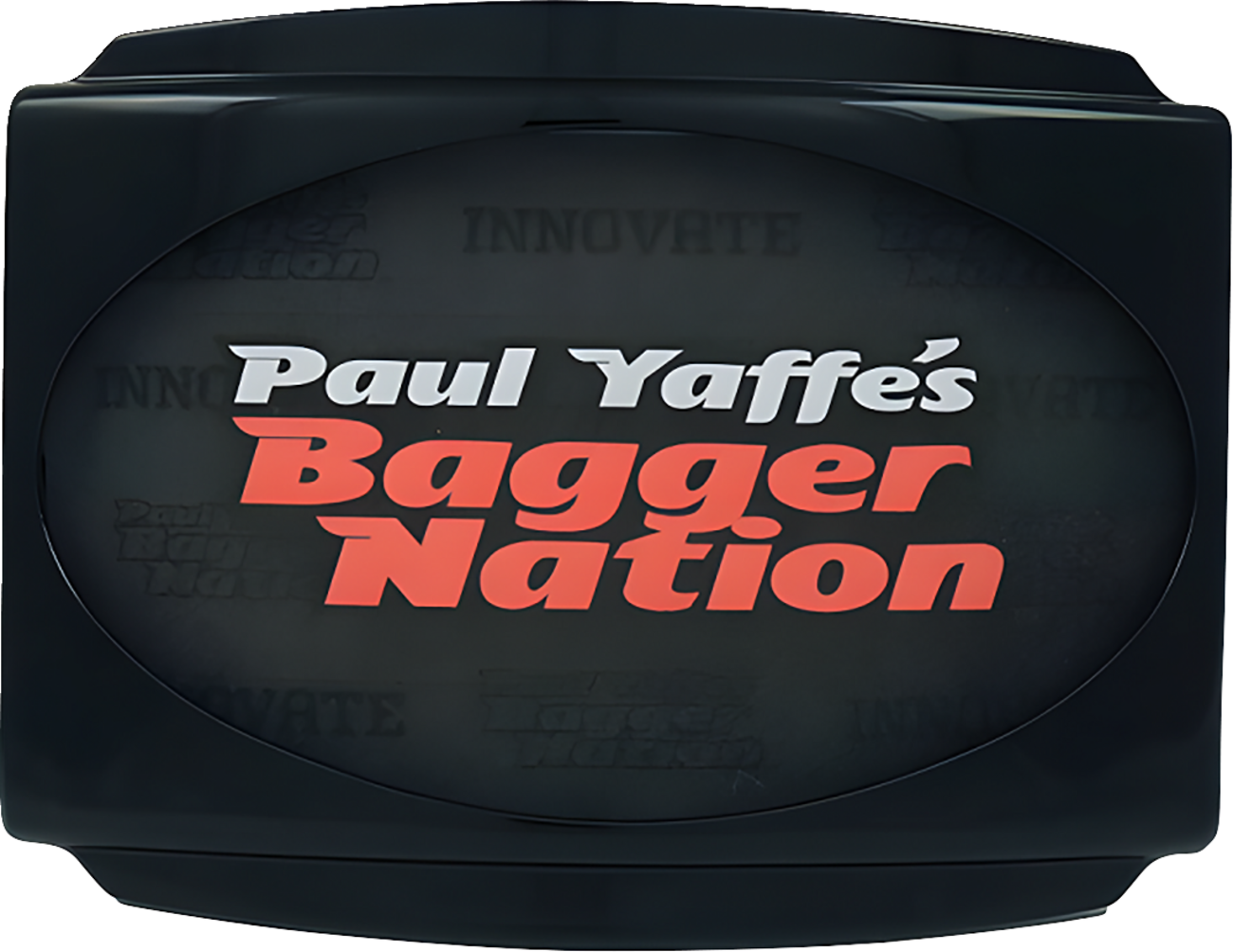 PAUL YAFFE BAGGER NATION License Plate Frame - Black PYO:USLP3-B-23L