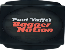 PAUL YAFFE BAGGER NATION License Plate Frame - Black PYO:USLP3-B-23L