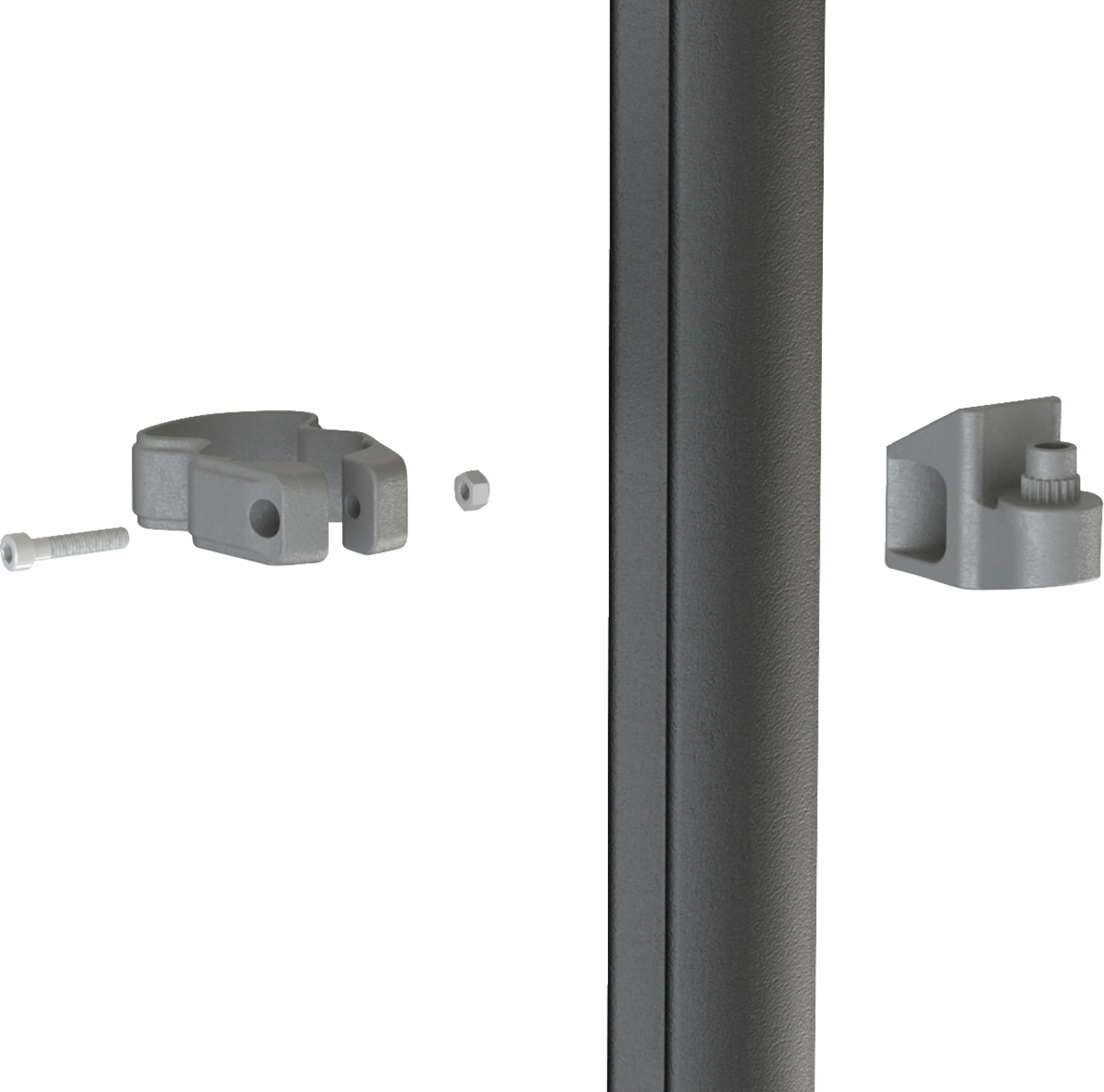 MOOSE OFFROAD Clamp - Mirror/Side View - Black CFPRO-1