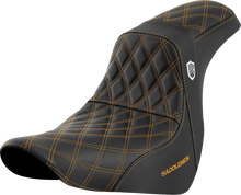 SADDLEMEN Pro Series SDC Performance Seat - w/o Backrest - Gold Stitch - FL/FX '18-'20 SC81829GOL
