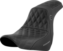 SADDLEMEN Pro Series SDC Performance Seat - w/o Backrest - Gray Stitch - FL/FX '18-'20 SC81829GRE