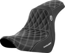SADDLEMEN Pro Series SDC Performance Seat - w/o Backrest - White Stitch - FL/FX '18-'20 SC81829WHI