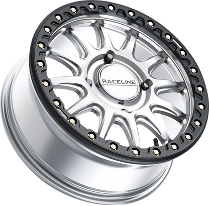 RACELINE WHEELS Wheel - Alpha - Front/Rear - Hyper Silver/with Black Ring - 17x7 - 5/114.3 - +25 mm A14SB-77012+25