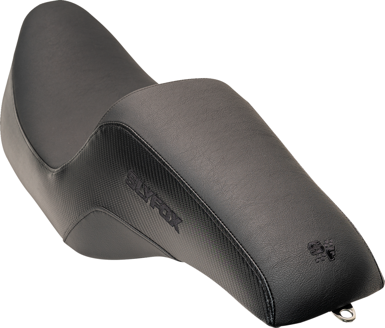 SLYFOX Drifter Seat - Black Logo - Smooth Vinyl - Carbon Fiber - FL '08-'23 0801-1614