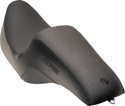 SLYFOX Drifter Seat - Black Logo - Smooth Vinyl - Carbon Fiber - FL '08-'23 0801-1614