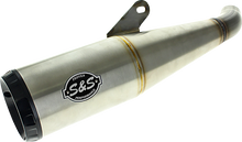 S&S CYCLE Grand National Slip-On Muffler - Brushed Stainless Steel - X™500 550-1114