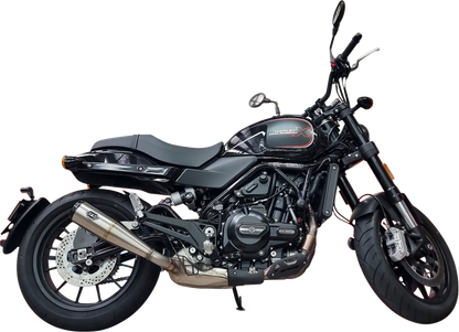 S&S CYCLE Grand National Slip-On Muffler - Brushed Stainless Steel - X™500 550-1114