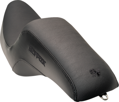 SLYFOX Drifter Seat - Black Logo - Smooth Vinyl - Carbon Fiber - FL '08-'23 0801-1614