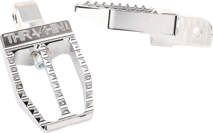 THRASHIN SUPPLY CO. Militant Foot Pegs - Rear - Chrome TSC-2019-3-SR