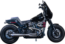 S&S CYCLE 2-into-1 Superstreet Exhaust System - Brushed Stainless Steel 550-1099